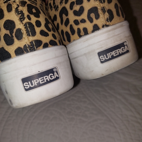 SUPERGA LEOPARD PLATFORM SNEAKERS - Picture 6 of 12